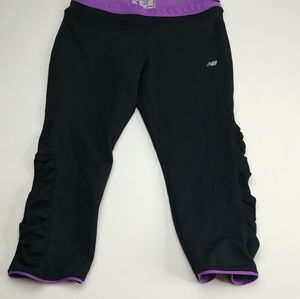 New Balance black running capris medium
